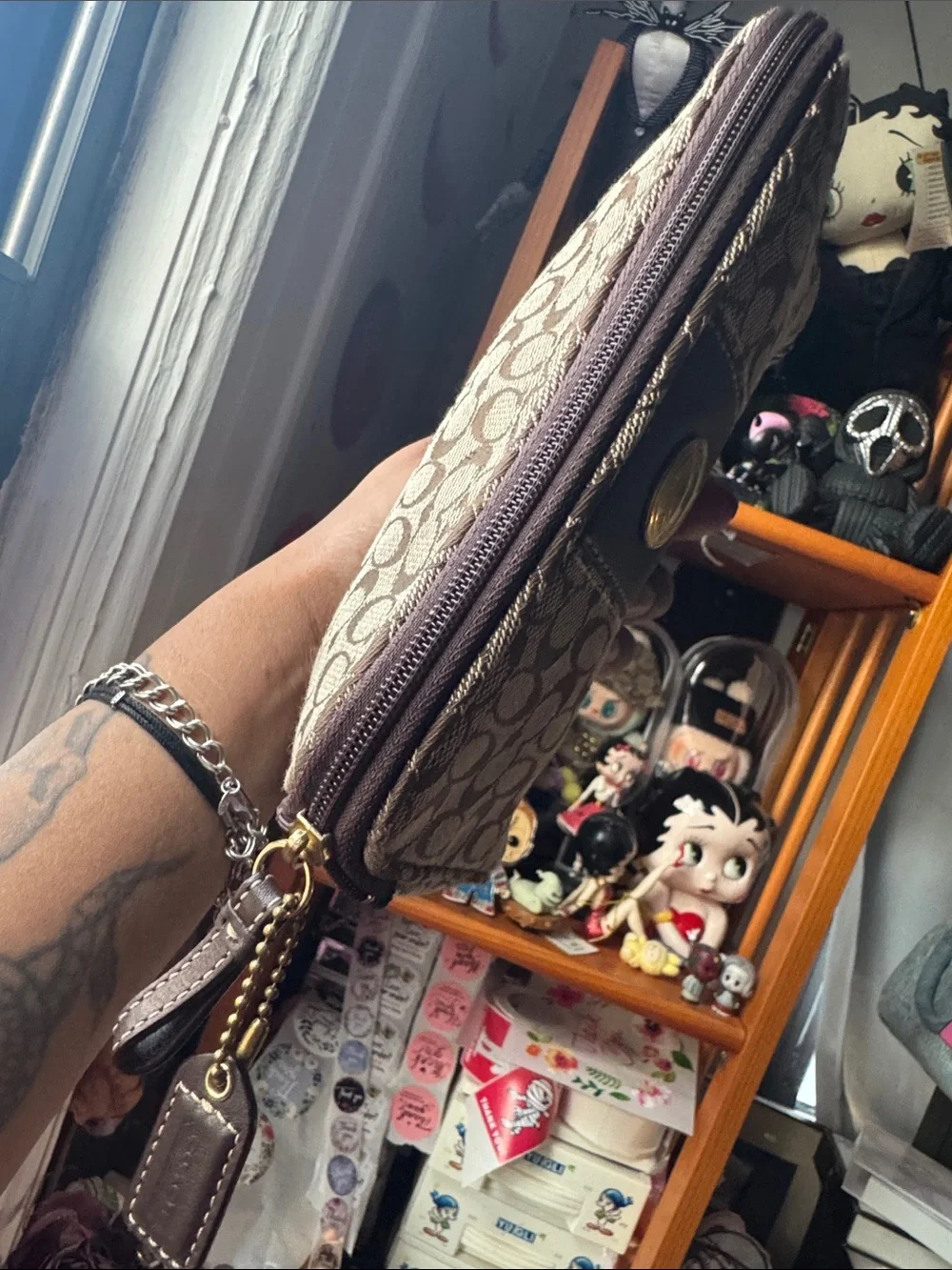 Coach Y2K Soho signature jacquard canvas & leather